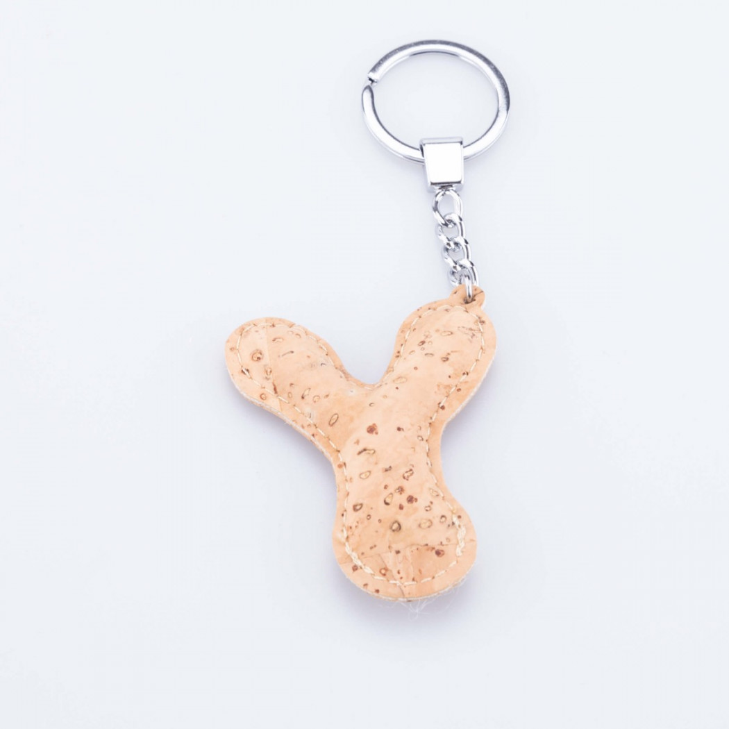 Cork Keychains Letters