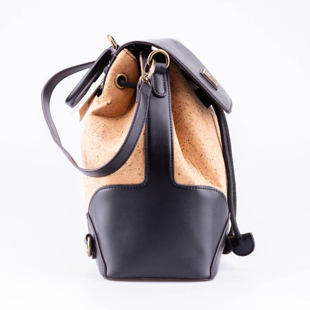 Cork and PU Leather Backpack