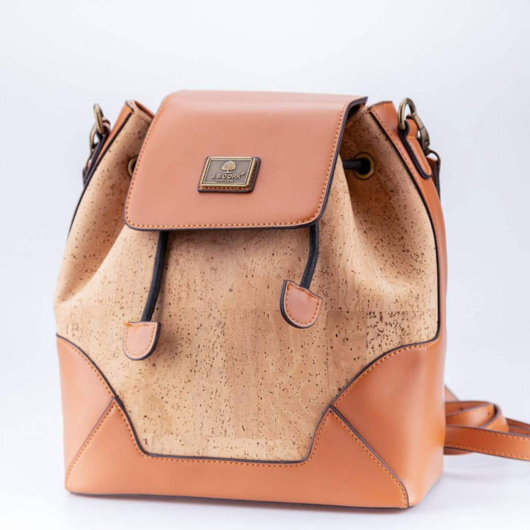 Cork and PU Leather Backpack