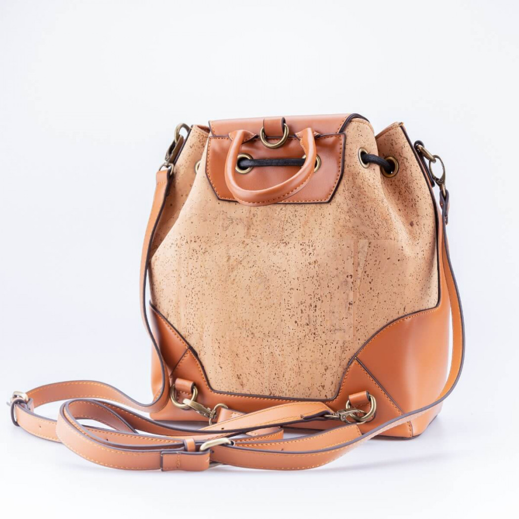 Cork and PU Leather Backpack