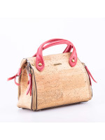 Cork Handbag Red Straps