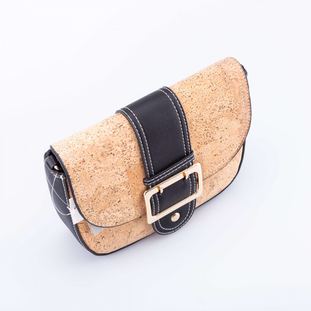 Cork Bag with Buckle