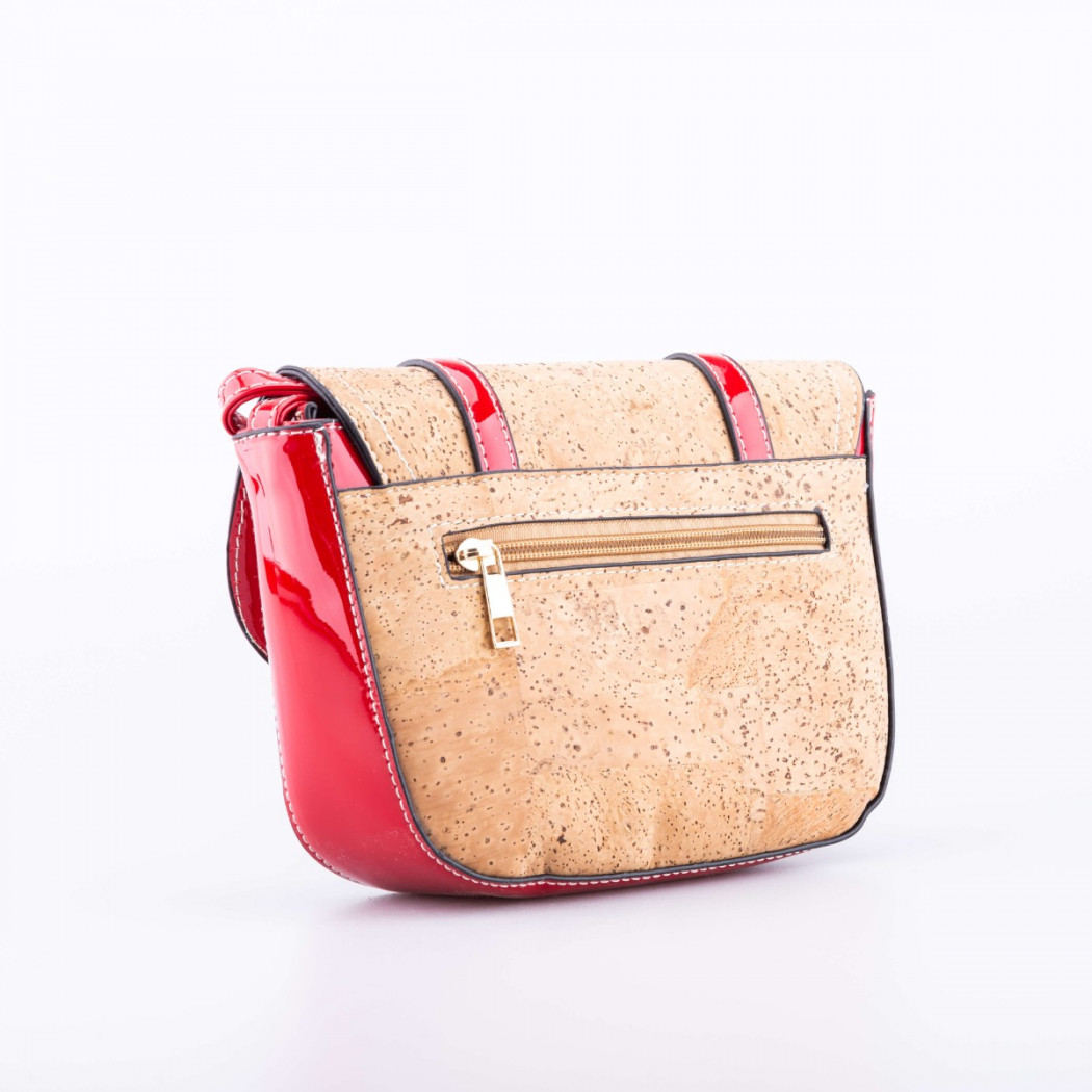 Cork Bag with Double Buckle