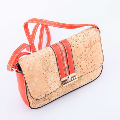 Cork Bag with Zipper