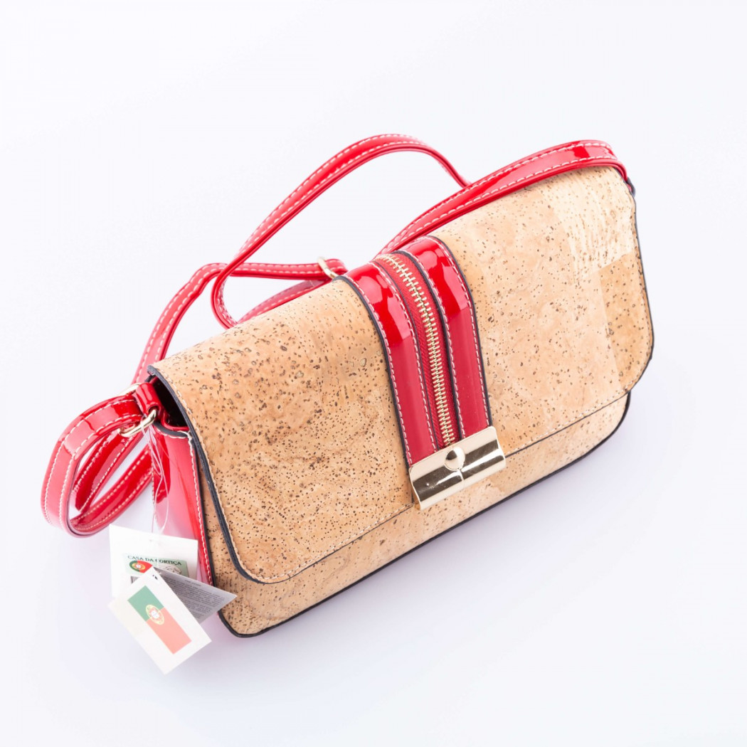 Cork Bag with Zipper