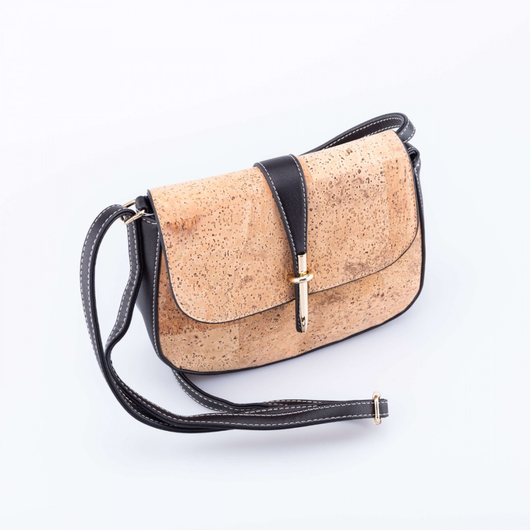 Cork and PU Leather Bag