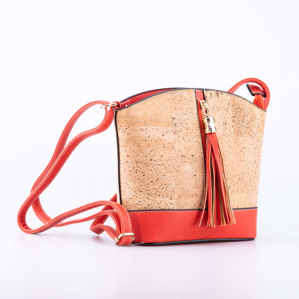 Cork Bag with Ornament