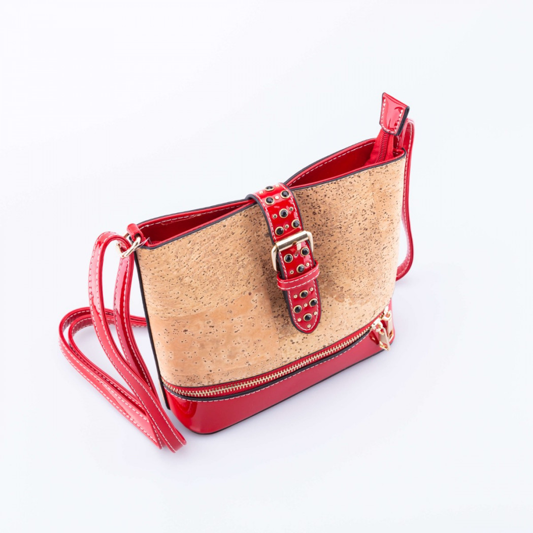 Cork Bag Buckle with Details
