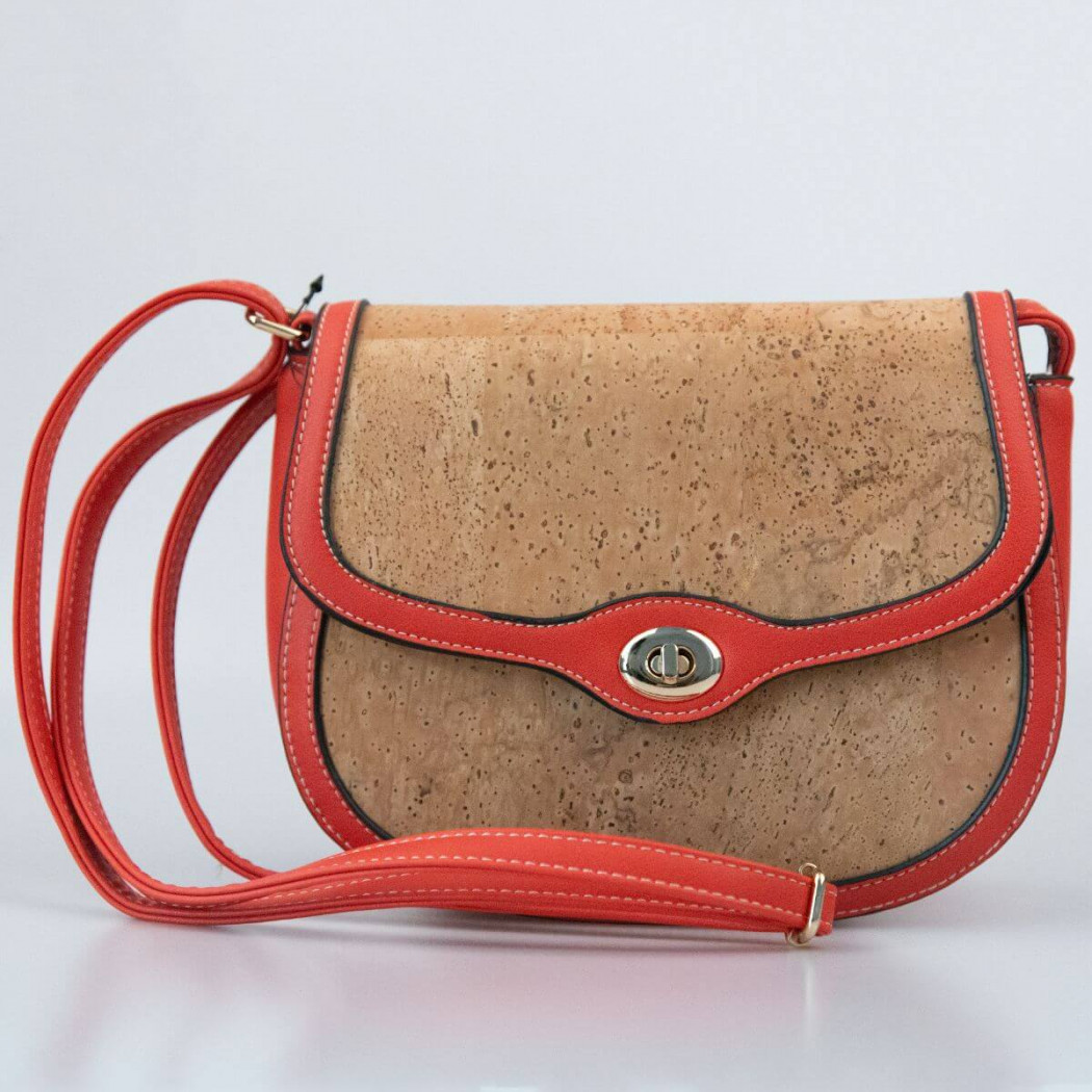 Bag with PU leather details