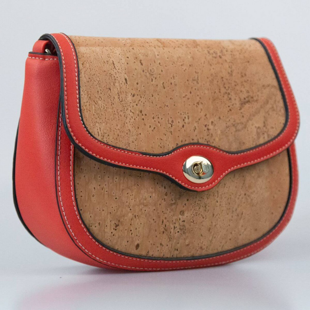 Bag with PU leather details