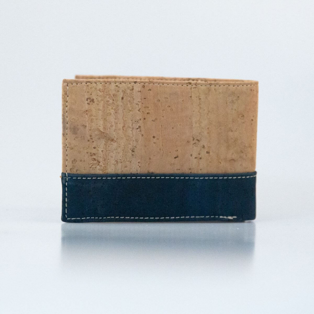 Wallet with blue detail
