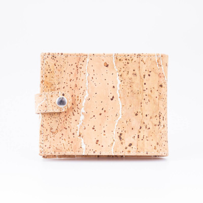 Cork Wallet with Button