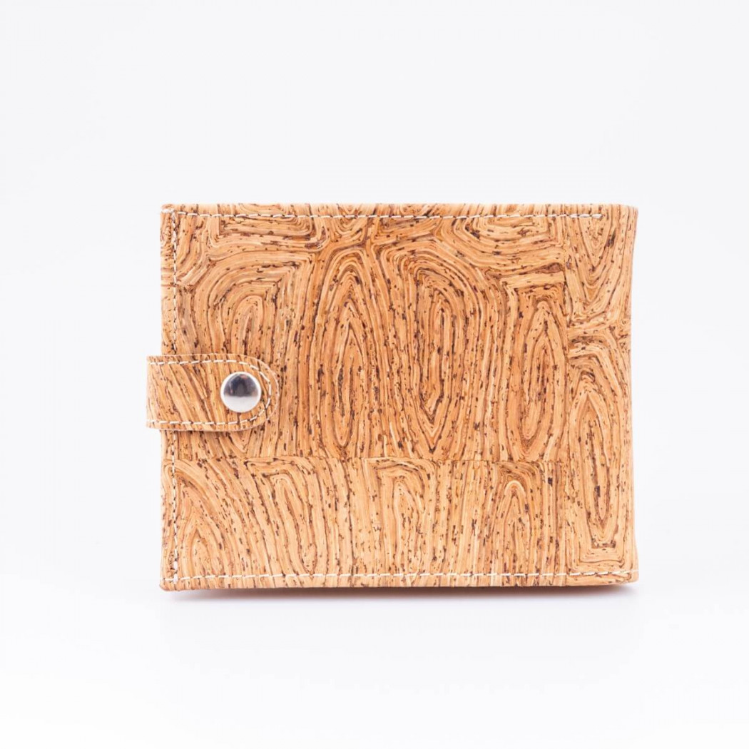 Cork Wallet with Button