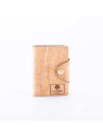 Cork Card Holder Wallet with Plastic