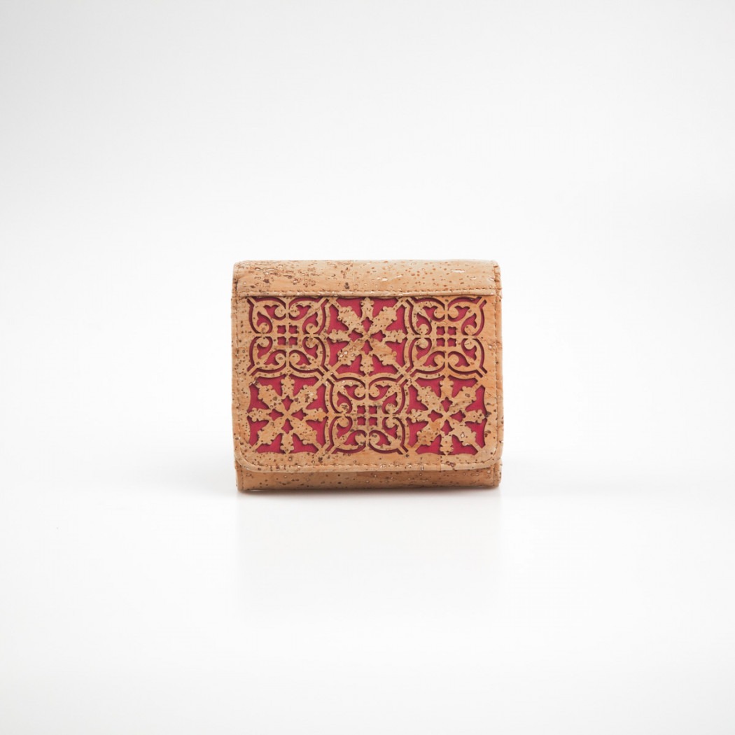 Cork Wallet Tile With Button